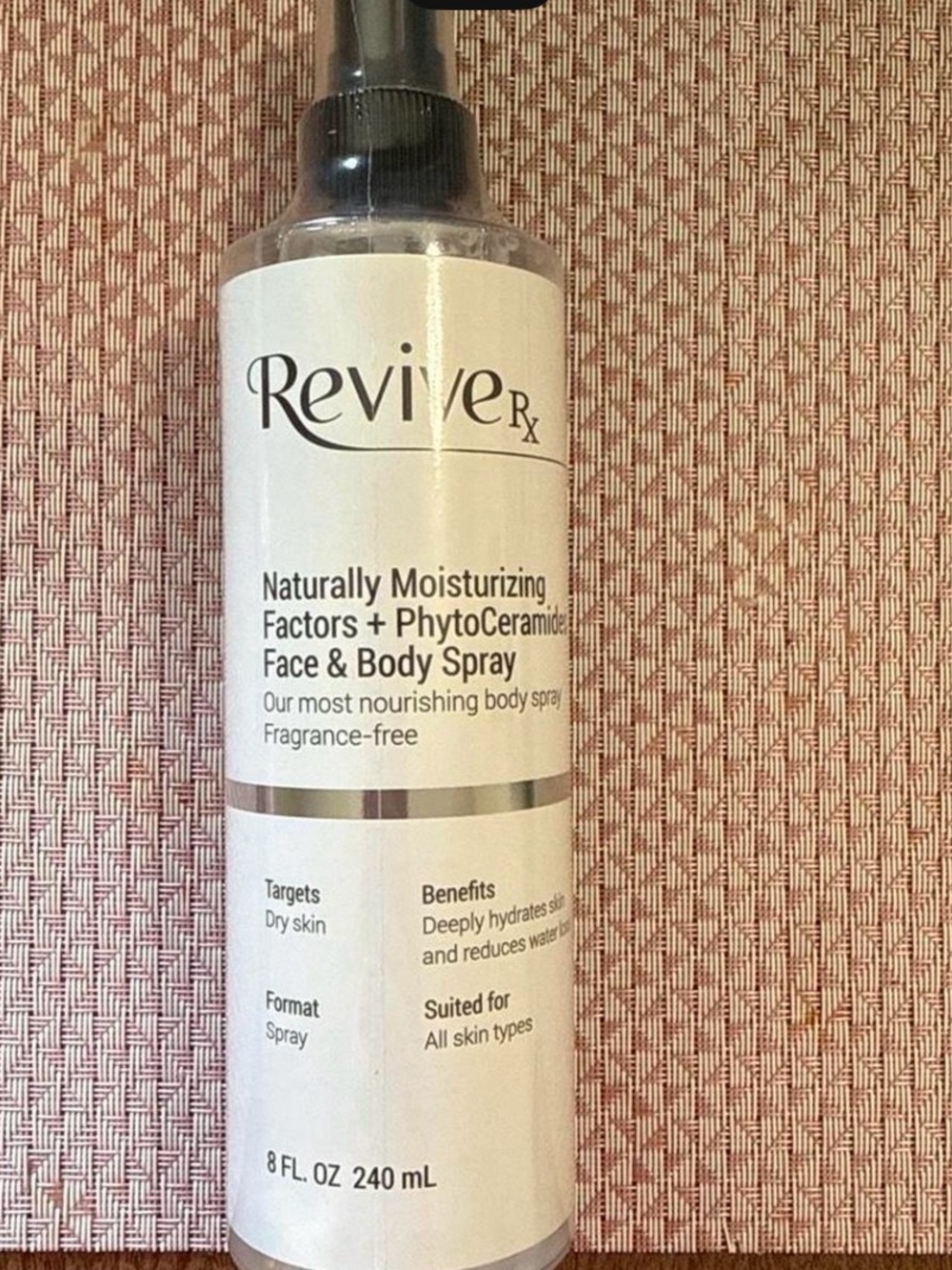 ReviveRx Moisturizing Face & Body Spray - White